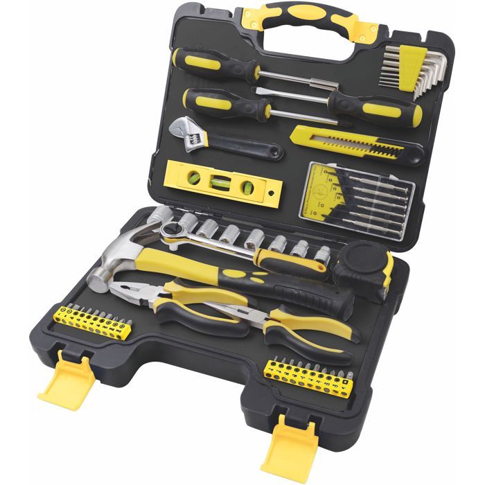 Fieldmann - FDG 5008-53R - 53-Piece Tool Set - Combination Pliers - 3/8" Ratchet Wrench