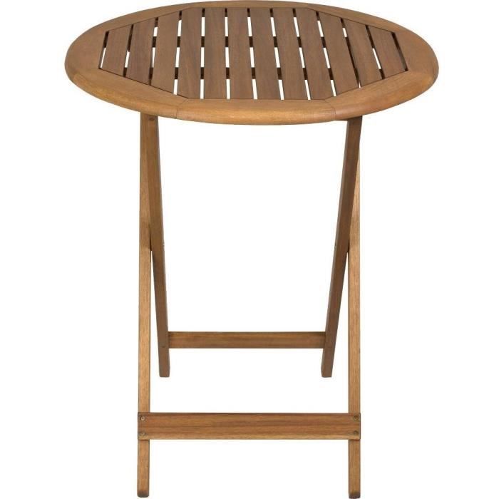 FIELDMANN Balcony Set FDZN 4003-T Acacia Table and Chairs
