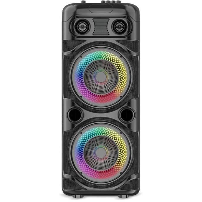 INOVALLEY Light-Up Karaoke Speaker - KA123-XXL - 900W - Bluetooth V5.0 - Black