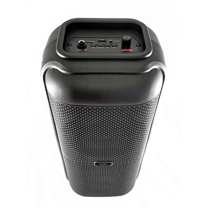 INOVALLEY Light-Up Karaoke Speaker - KA22-BTH - 500W - Bluetooth V5.0 - Black