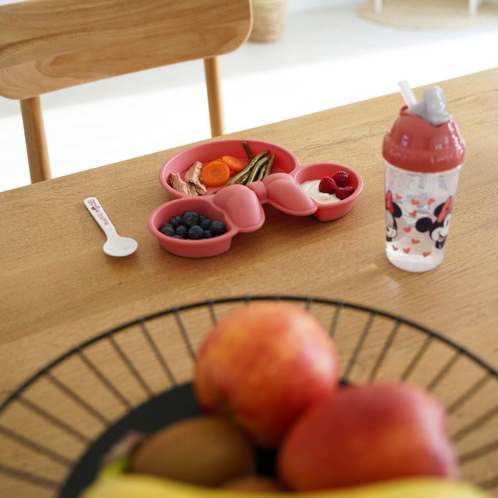 MINNIE HEAD SILHOUETTE PLATE - Microwave Safe