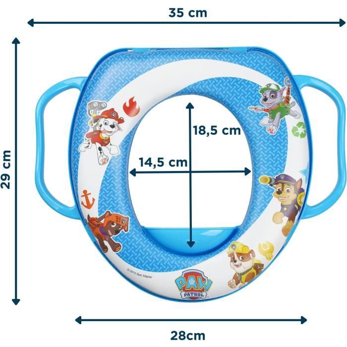 THERMOBABY Toilet Seat Reducer with Handles - Paw Patrol
