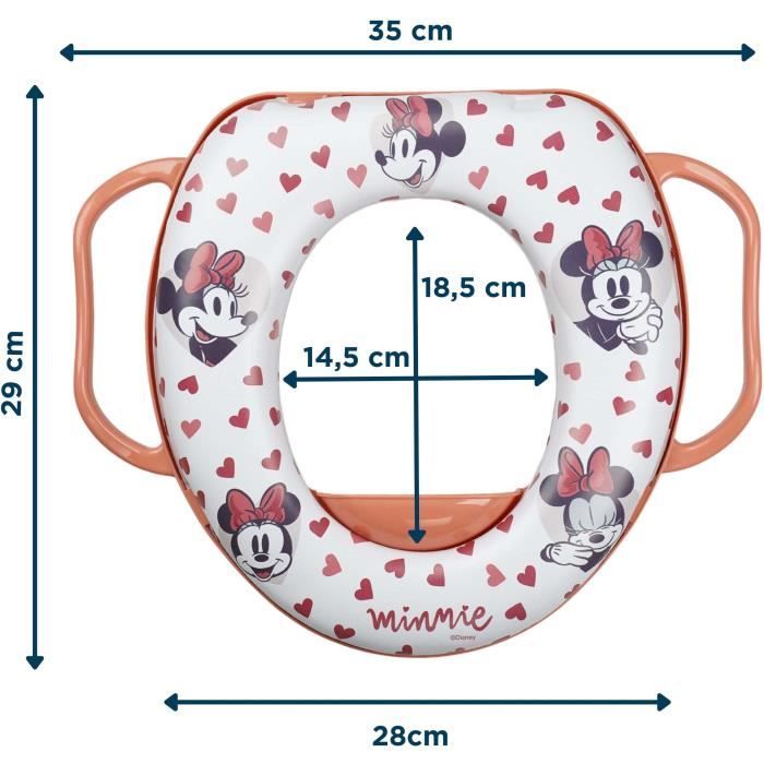 THERMOBABY Toilet Seat Reducer with Handles - Comfort - Minnie