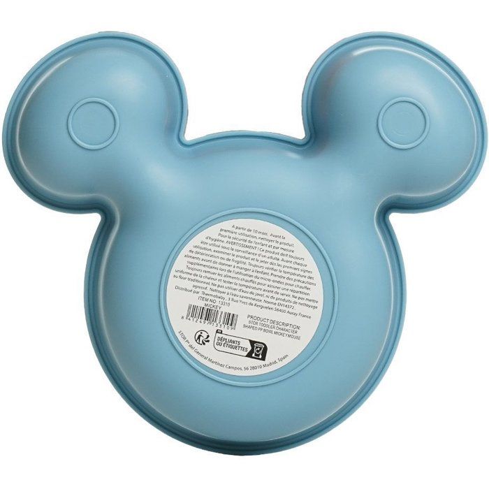MICKEY MOUSE Head Silhouette Bowl - Microwave Safe - BPA-Free