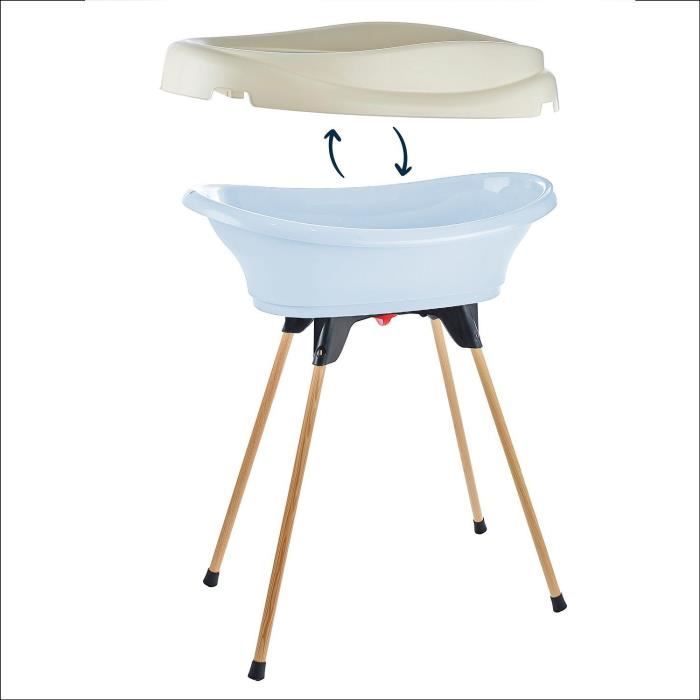 THERMOBABY Changing Table and Bath Pack - VASCO - Blue Flower - 2 in 1