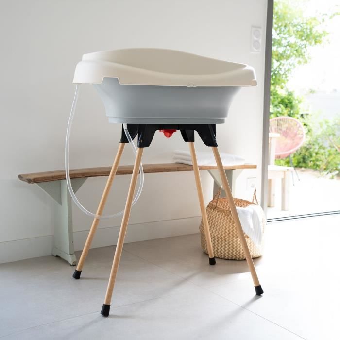 THERMOBABY Changing Table and Bath Pack - VASCO - Charming Grey - 2 in 1