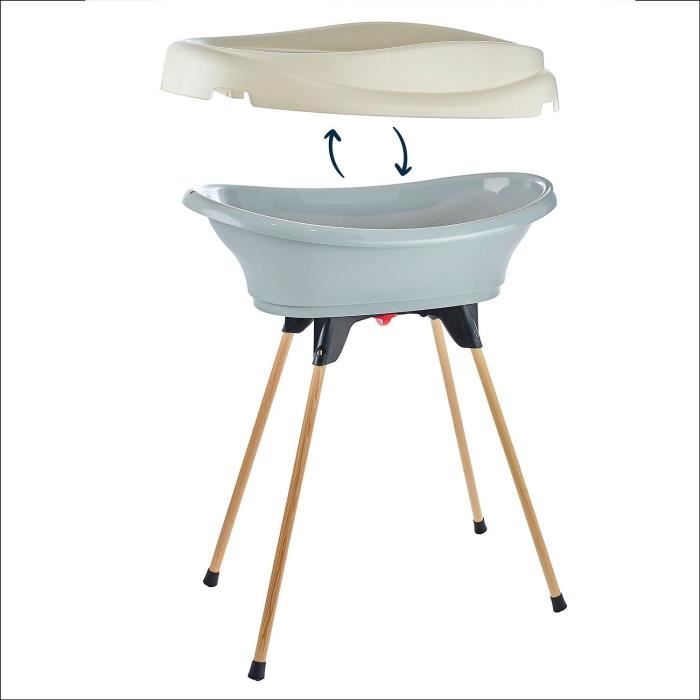 THERMOBABY Changing Table and Bath Pack - VASCO - Charming Grey - 2 in 1