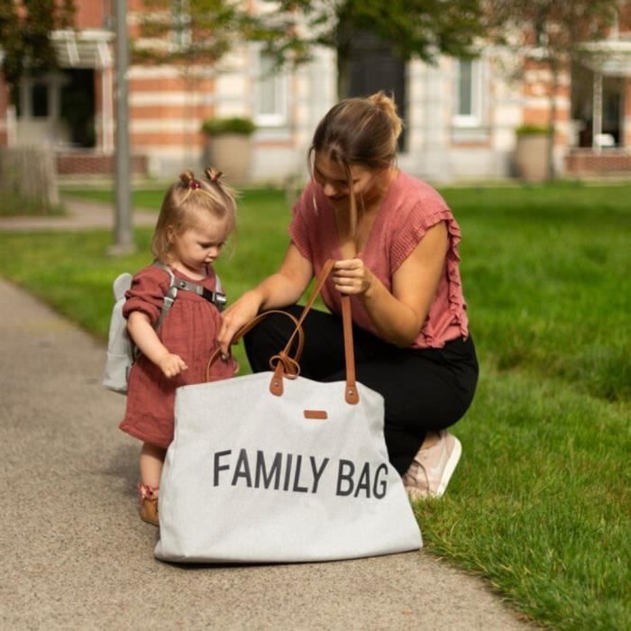 CHILDHOME Family Bag - Canvas - Grey