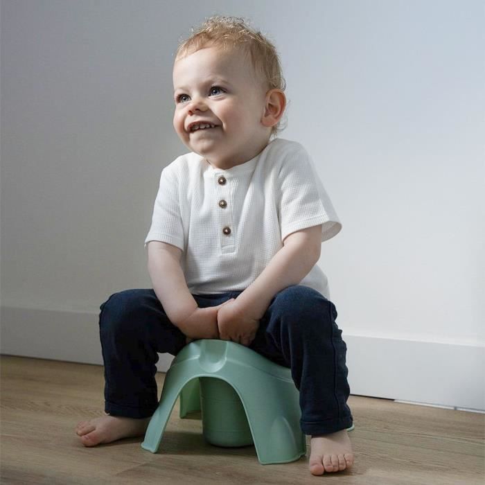 Potty - THERMOBABY - INITIO - Blue Flower - Without a bowl, ergonomic and comfortable