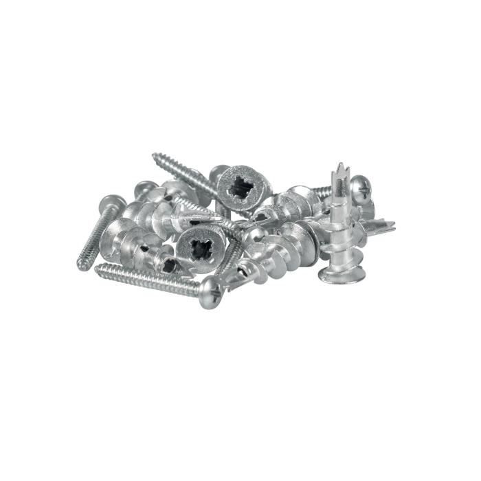 RAPID Self-drilling Wall Plugs - Metal for Plasterboard Walls 6-16 mm - Pack of 10 - Max Load 5 kg - No Drilling Required