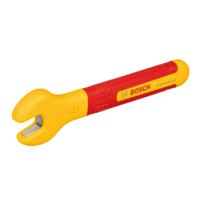 BOSCH VDE Open-End Wrench 8 mm - Insulated up to 1000 V - Ergonomic 15° Angled