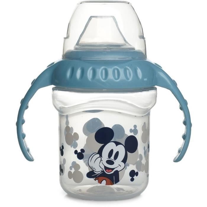 THERMOBABY Sippy Cup - 250 ml - Silicone Spout - Leak-Proof - Mickey Mouse