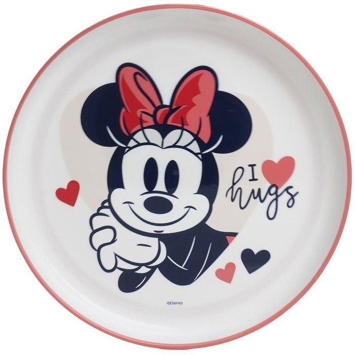 Large Minnie Collector's Non-Slip Plate - Microwave Safe - BPA Free