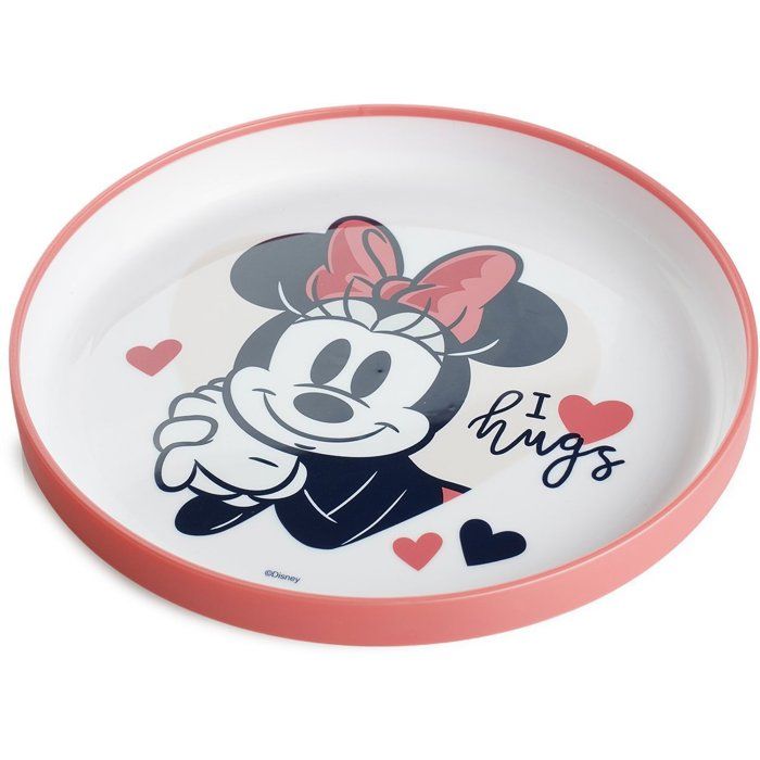Large Minnie Collector's Non-Slip Plate - Microwave Safe - BPA Free