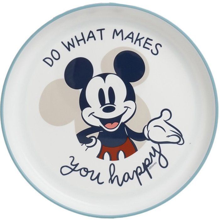 Large Non-Slip Mickey Collector's Plate - Microwave Safe - BPA Free