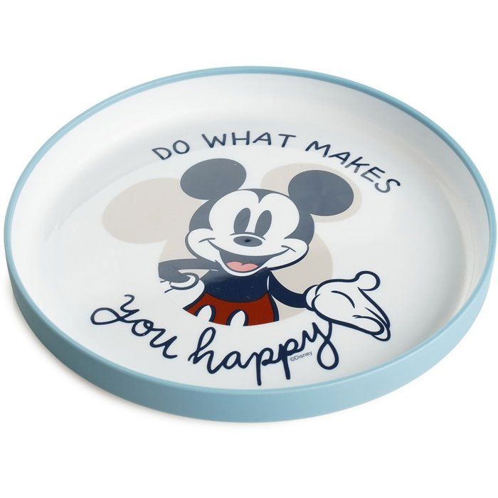 Large Non-Slip Mickey Collector's Plate - Microwave Safe - BPA Free