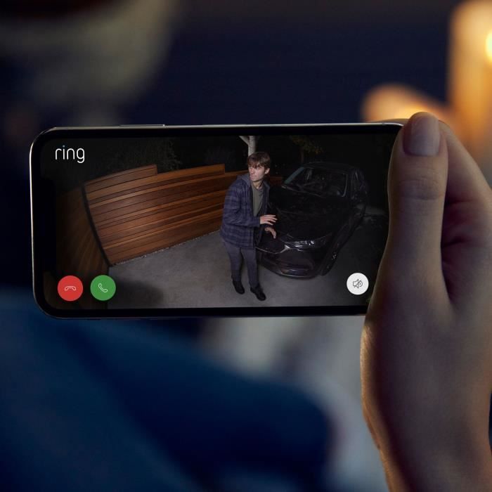 Caméra de Surveillance - RING - Spotlight Plus Batterie - Noir - UE