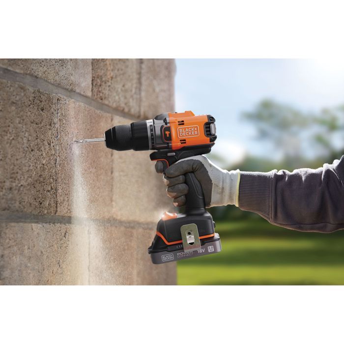 BLACK+DECKER 18V Impact Drill Driver - Eco-Friendly - Battery Not Included BLD683XN-XJ