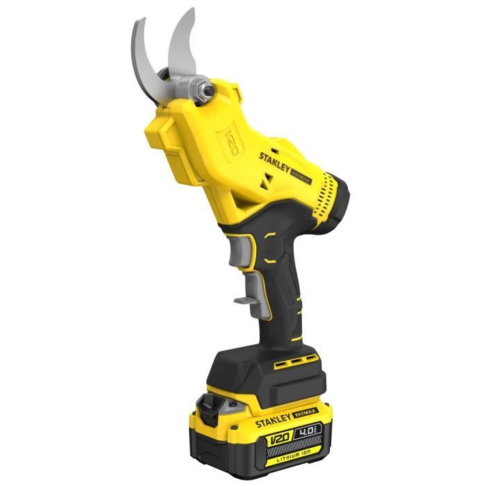 Cordless electric pruner + 4Ah battery + charger - Stanley Fatmax - SFMCPP32M1-QW - 18V - 32 mm cutting capacity