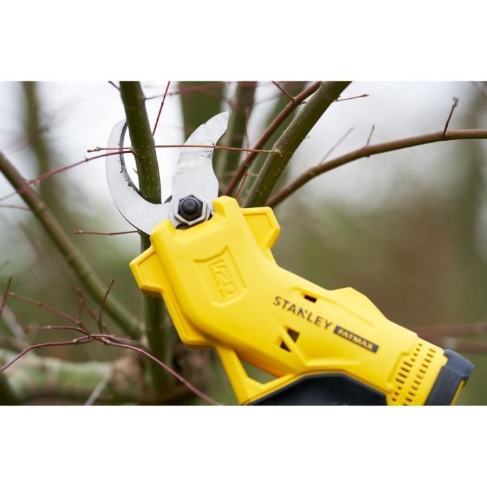 Cordless electric pruner + 4Ah battery + charger - Stanley Fatmax - SFMCPP32M1-QW - 18V - 32 mm cutting capacity