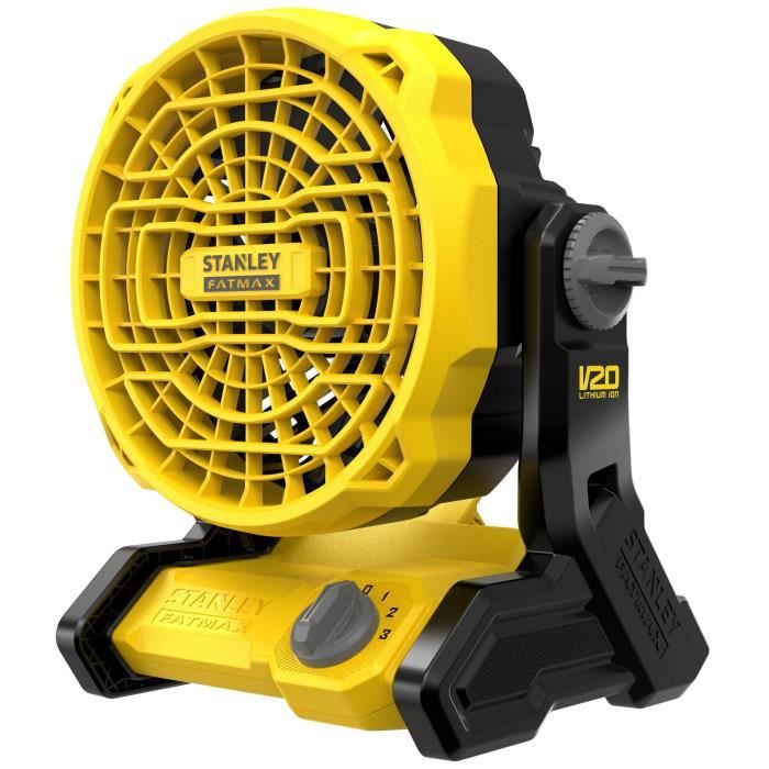 Cordless fan - Stanley Fatmax - SFMCE001B-XJ - 3 speeds - 8-hour battery life - Battery not included
