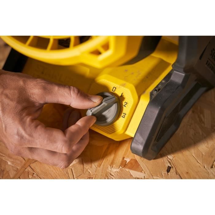 Cordless fan - Stanley Fatmax - SFMCE001B-XJ - 3 speeds - 8-hour battery life - Battery not included