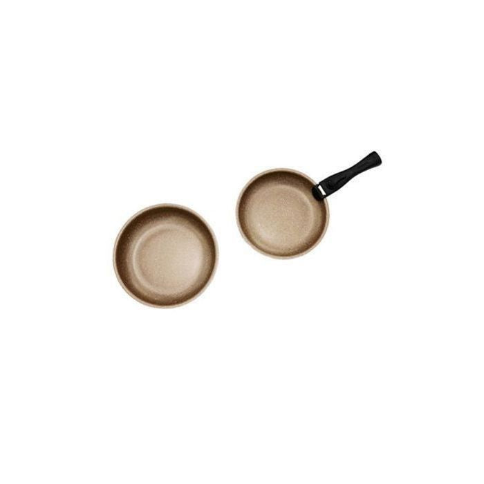 Arthur Martin Cookware Set - 18 Pieces - Cream Color - AM1453 - Suitable for All Hobs Including Induction 18-piece
