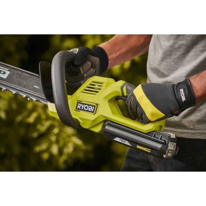 RYOBI 36V Hedge Trimmer - 60 cm Blades - 26 mm Blade Spacing - 1 x 36V 2.0Ah Battery & Charger