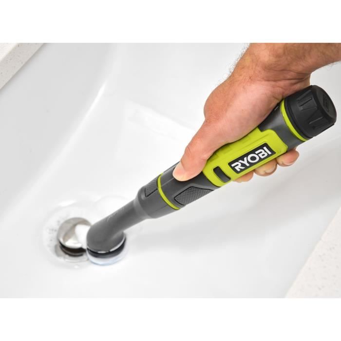 RYOBI - Detail Brush - 4V - 20 mm Diameter - 200 RPM - Includes 4 Brushes IPX7