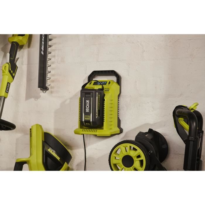 RYOBI 36V Ultra Fast Charger 10A - Variable Charging Current - LCD Screen