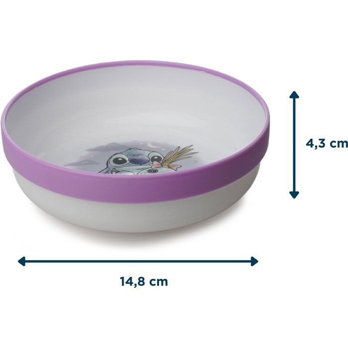 LILO STITCH Non-Slip Bowl - Microwave Safe - BPA-Free - For Babies 10 Months+