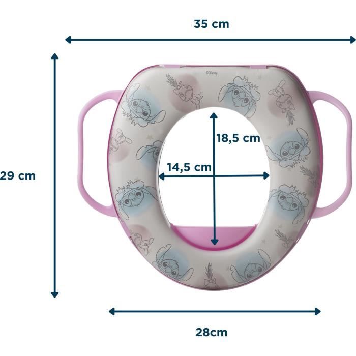 LILO & STITCH Comfort Toilet Seat Reducer with Handles
