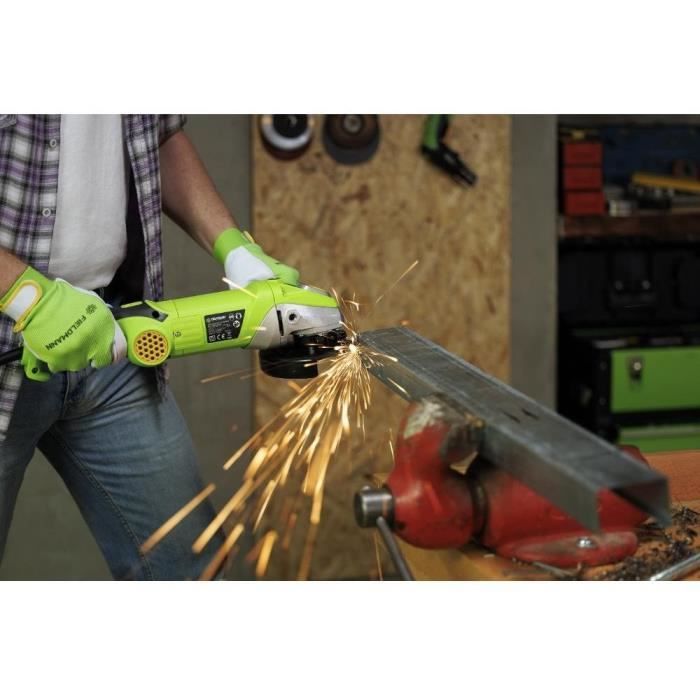 FIELDMANN Angle Grinder - FDB 201401-E - 1400 W - 150 mm - Adjustable Speed up to 8600 rpm