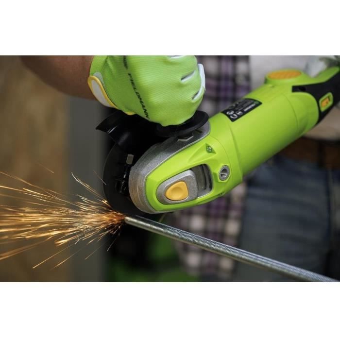 FIELDMANN Angle Grinder - FDB 201401-E - 1400 W - 150 mm - Adjustable Speed up to 8600 rpm