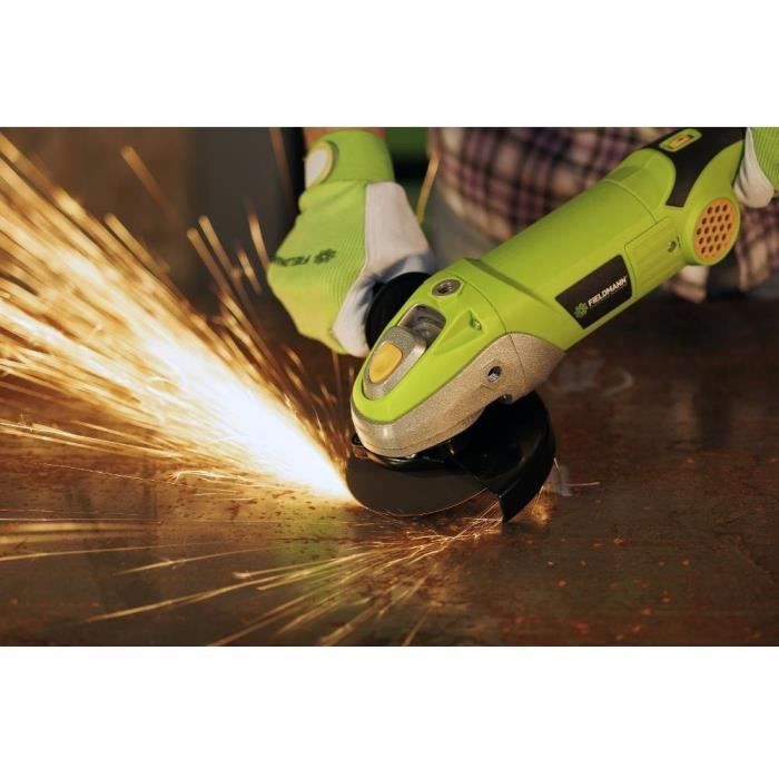 FIELDMANN Angle Grinder - FDB 201401-E - 1400 W - 150 mm - Adjustable Speed up to 8600 rpm