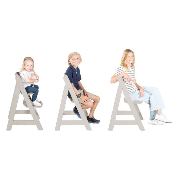 ROBA Convertible High Chair - SIT UP FLEX - Light Gray - From 6 Months to 70 kg