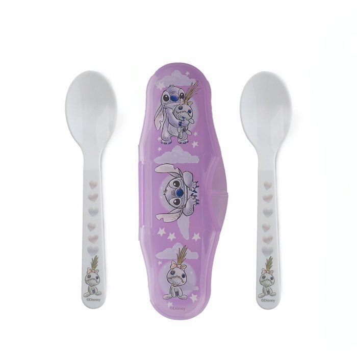 LILO & STITCH Set of 2 Spoons with Carrying Case