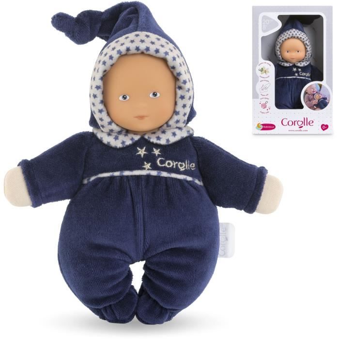 Babidoux Comforter - Corolle - Starry Nights Marine - Bell - Vanilla Scent - Name Tag