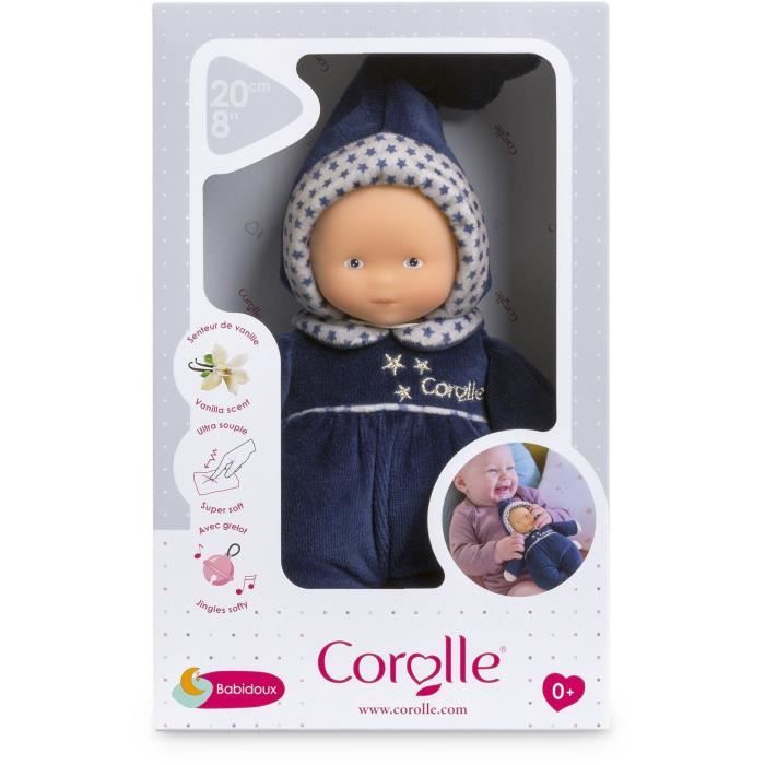 Babidoux Comforter - Corolle - Starry Nights Marine - Bell - Vanilla Scent - Name Tag
