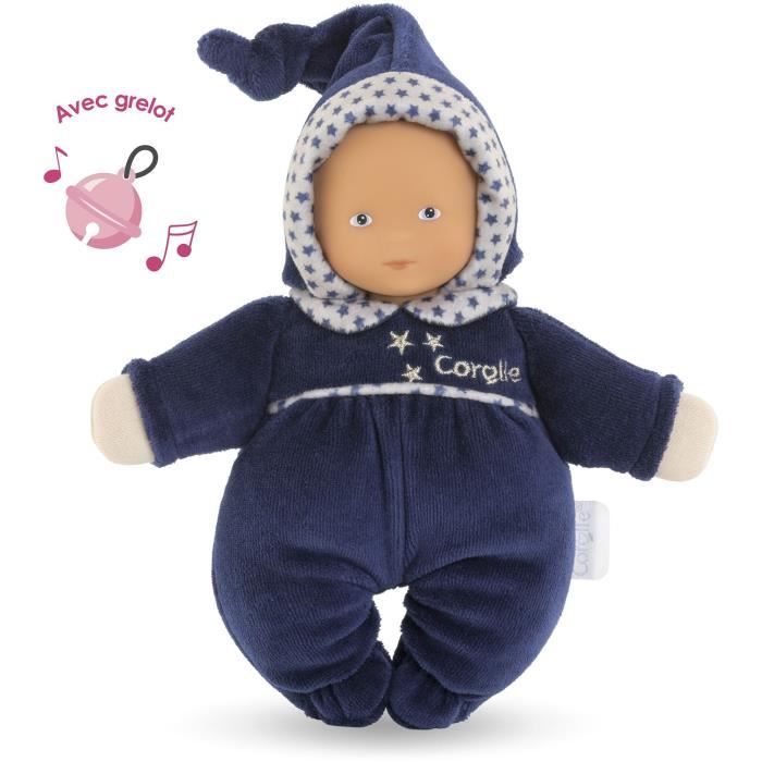 Babidoux Comforter - Corolle - Starry Nights Marine - Bell - Vanilla Scent - Name Tag
