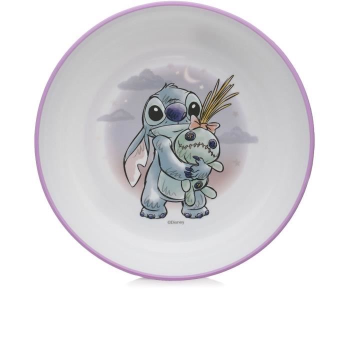THERMOBABY Lilo & Stitch Meal Pack - 1st Stage - Spoon-Proof Cup, Non-Slip Bowl, 2 Spoons, Food Bottle