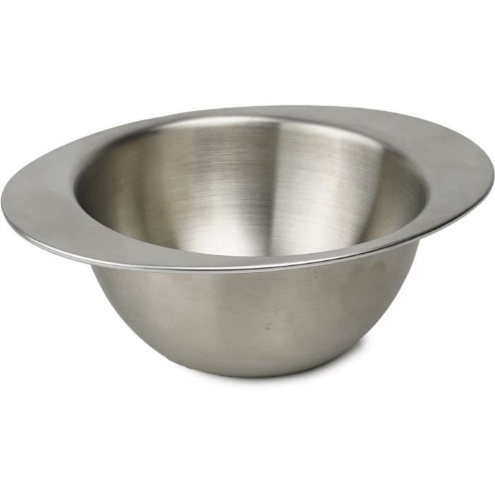 Thermobaby Ergonomic Baby Bowl with Handles - BPA-Free - Stainless Steel