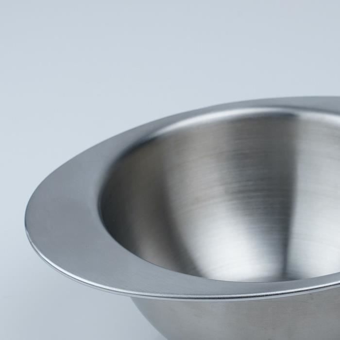 Thermobaby Ergonomic Baby Bowl with Handles - BPA-Free - Stainless Steel