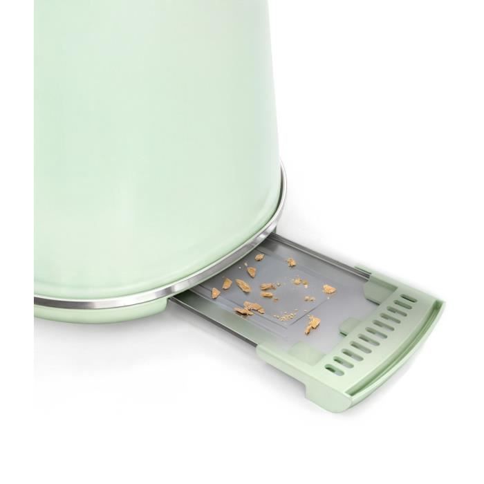 SWEISS Vintage Toaster - GRV7 - 1500W - 2 Slots - Green