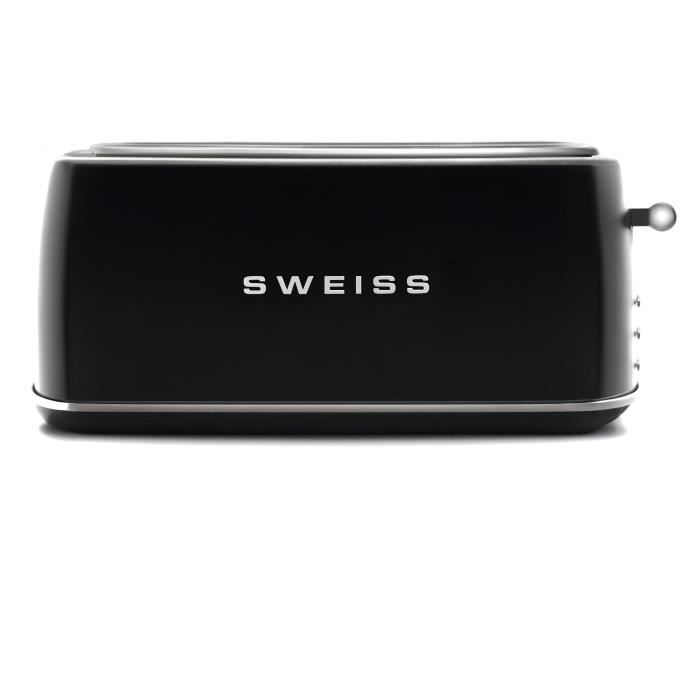 SWEISS Vintage Toaster - GRV9 - 1500W - 2 Slots - Black