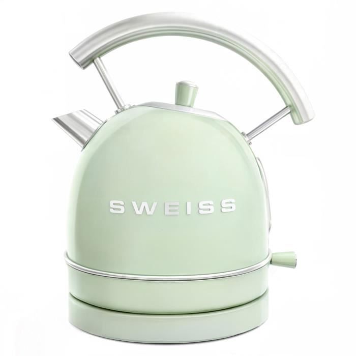 SWEISS KTL7 Vintage Kettle - 1.8 L - 2200W - Green