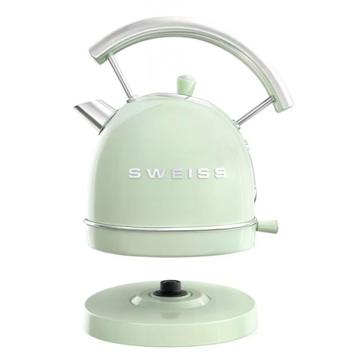 SWEISS KTL7 Vintage Kettle - 1.8 L - 2200W - Green