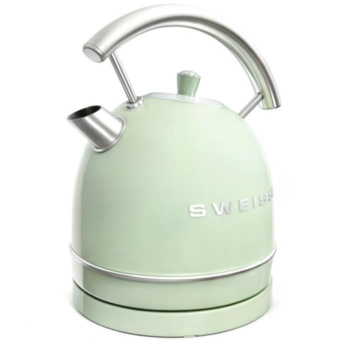SWEISS KTL7 Vintage Kettle - 1.8 L - 2200W - Green
