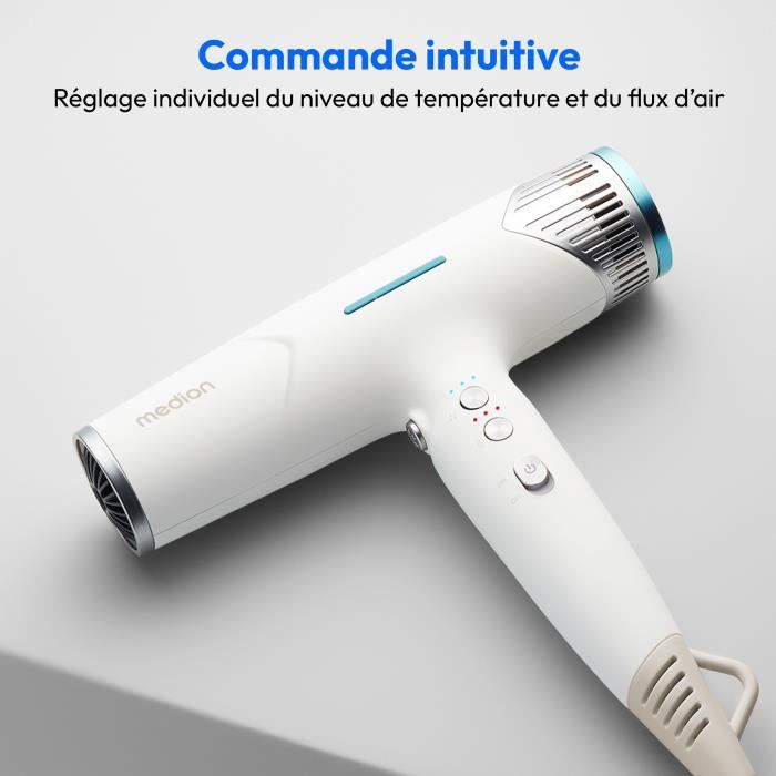 MEDION Hair Dryer MD19984 1500 W 3 Speeds 105°C White