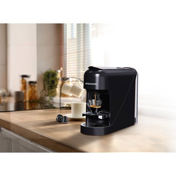 ARTHUR MARTIN Capsule Coffee Machine - AMN230N - 1400W - 900 ml - Espresso & Lungo